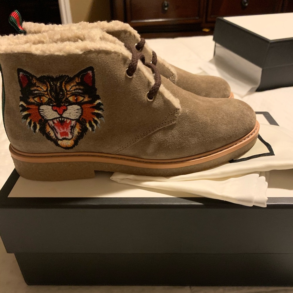 Gucci boy boots kids